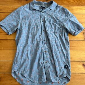 ☀️3/$25 Roark Revival Shirt short sleeve button down medium
Blue